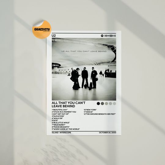 Discover U2 All That You Can't Leave Behind Album Poster