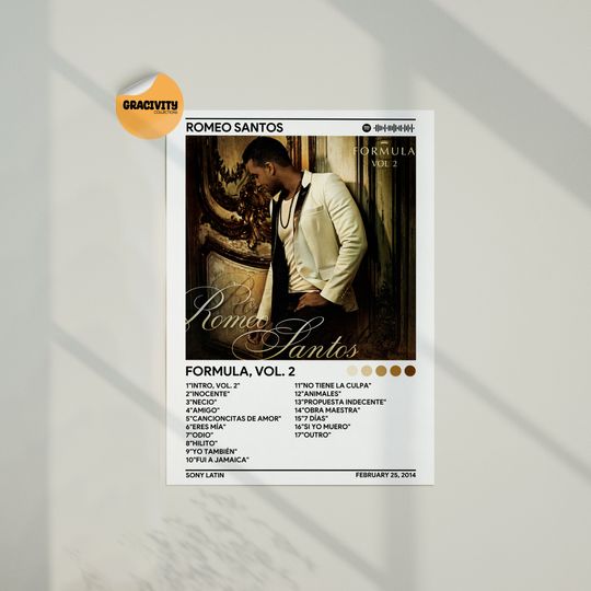 Discover Romeo Santos Formula Poster