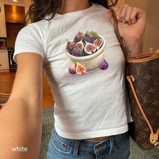 Discover Coquette Style Fig Graphic T-Shirt