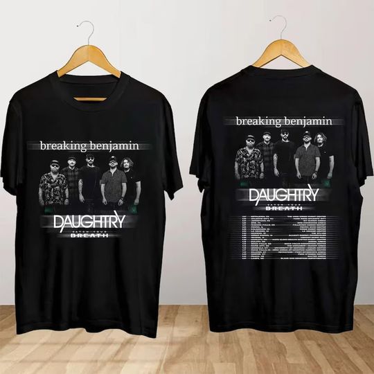 Discover Breaking Benjamin US Tour 2024 T Shirt, Breaking Benjamin Concert Shirt