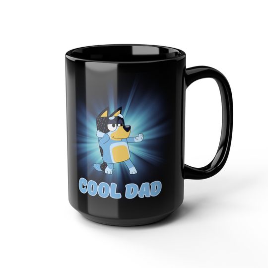 Discover Bluey Dad Cool Coffee Mug for Birthday Gift