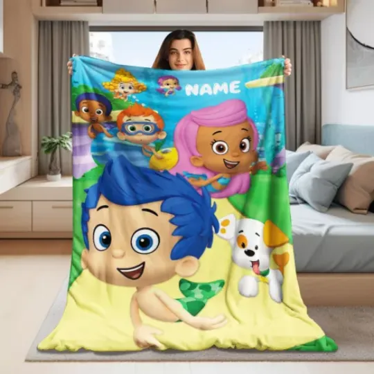 Discover Personalized Bubble Guppies Blanket