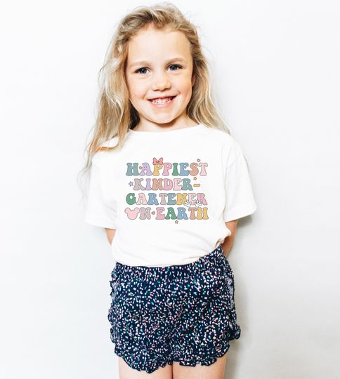 Discover Happiest Kindergartener On Earth Shirt, Mouse Ear Magical Kingdom