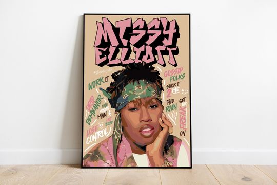 Discover Missy Elliot/ Missy Elliot Poster - Hip Hop Art