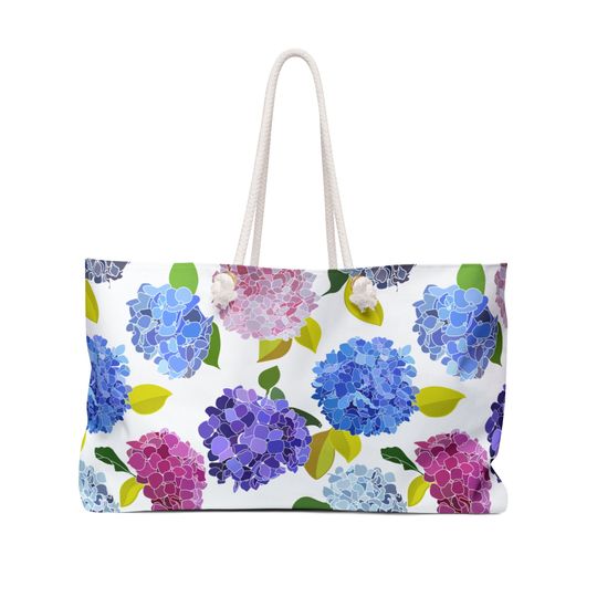 Discover Weekender Bag beach bag hydrangea