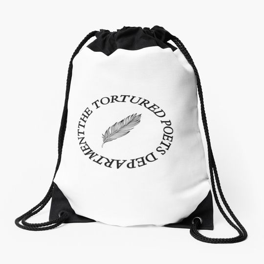 Discover Tortured Poets Department Outdoor Drawstring Bags