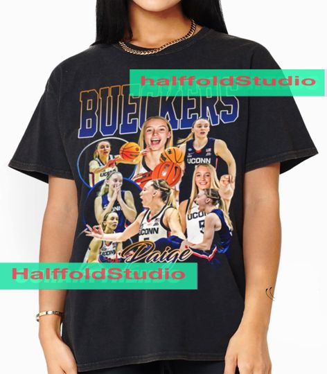 Discover Paige Bueckers T-shirt, Basketball Player Vintage Graphic Tee