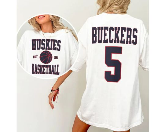 Discover Conn Basketball Sweatshirt / T-shirt, Paige Bueckers 5 Basketball Shirt P