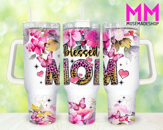 Discover Blessed Mom 40oz Tumbler