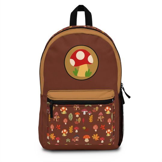 Discover Mushroom Patterned Backpack