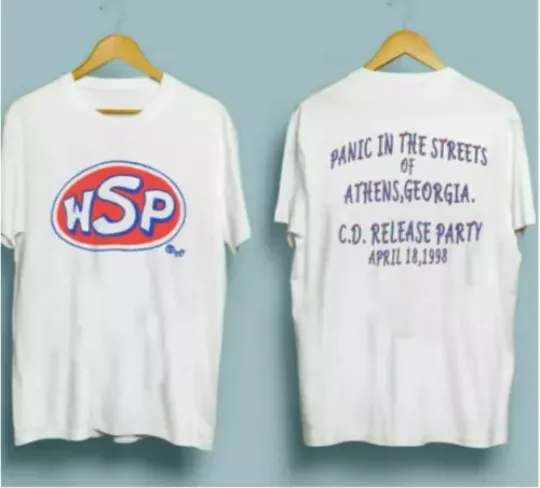 Discover 90s Widespread Panic In The Streets Athens Georgia 1998 Band T-Shirt