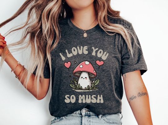 Discover Funny Cute Mushroom T-Shirt