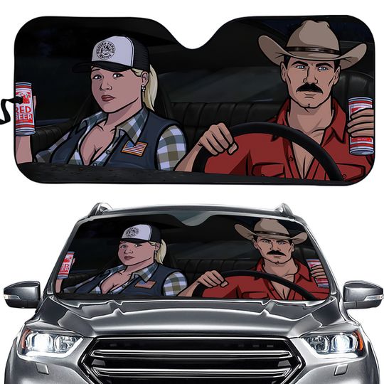 Discover Archer Car Sun Shade Archer TV Series Car Sun Shade