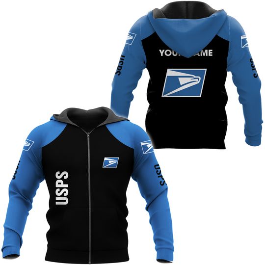 Discover Personalized Postal Service Hoodie