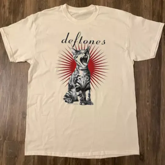 Discover Deftone Shirt Vintage Deftone Cat Album Punk T Shirt