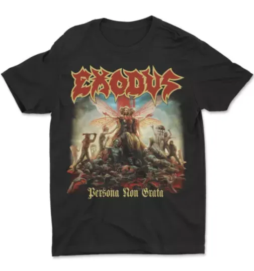 Discover EXODUS Band Cotton Black Unisex Cotton Tee Shirt