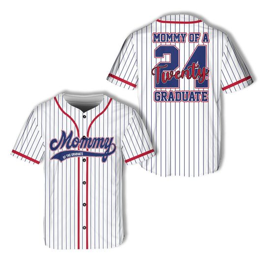 Discover Custom Graduation Baseball Jersey Personalized Senior Class Of 2024 Graduate Jersey Baseball Game Day