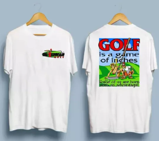 Discover Vintage Big Johnson Golf Tshirt Golf Is A Game Of Inches Tee Men's White