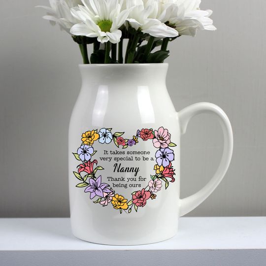 Discover Custom Mother's Day Flower Vase Gift for Mom