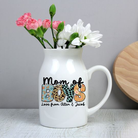 Discover Personalized Flower Vase Gift for Mom