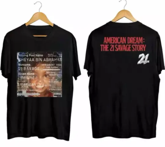 Discover 21 Savage Tour 2024 T-Shirt, 21 Savage Fan T-Shirt