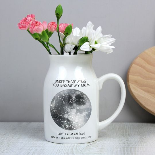 Discover Custom Star Map Mother's Day Flower Vase