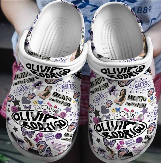 Discover Custom Olivia Rodrigo Guts Clogs, Rodrigo Summer Shoes, Olivia Merch