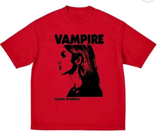 Discover Olivia Rodrigo Inspired Vampire T-shirts, GUTS world tour 2024, GUTS tour merch