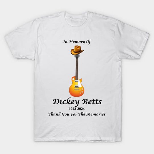 Discover Dickey Betts 1943-2024 Shirt, Dickey Betts Shirt