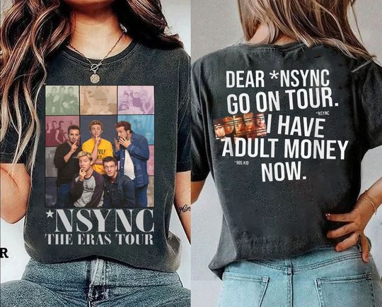Discover Vintage NSYNC Shirt,NSYNC Fan Gift,90s Boy Band Sweatshirt,Nsync Eras  Shirt