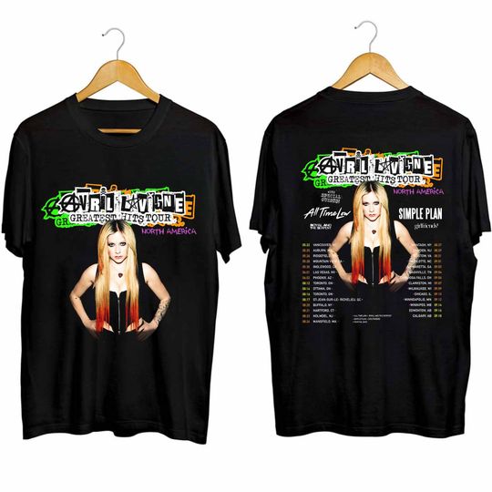 Discover Avril Lavigne 2024 Tour Shirt, Avril Lavigne Fan Shirt