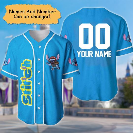 Discover Custom Blue Dog Baseball Jersey, Monster Character Baseball Jersey