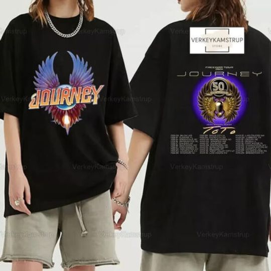 Discover Journey 2 Side Shirt, Journey Freedom Tour 2024 Shirt