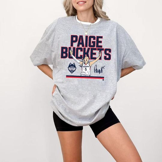 Discover Paige Bueckers Buckets Unisex T-shirt, Basketball Player irt