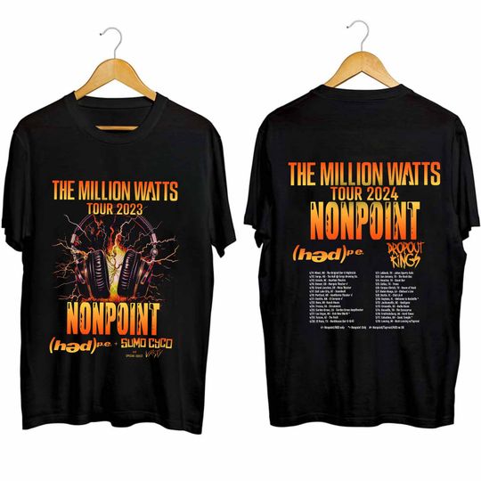 Discover Nonpoint The Million Watts Tour 2024 Shirt