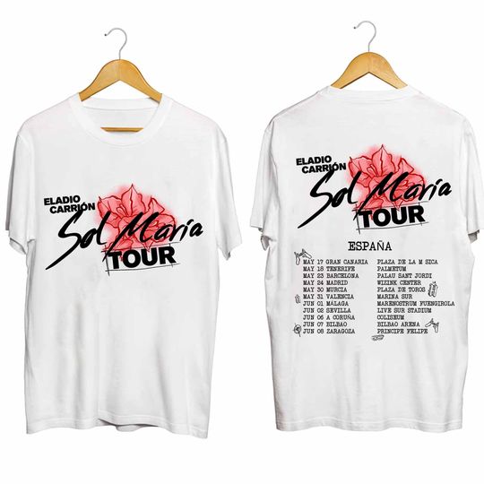 Discover Eladio Carrion - 2024 Sol Maria Tour Shirt