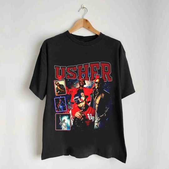 Discover Usher 90s Shirt, Rapper Usher Bootleg Shirt