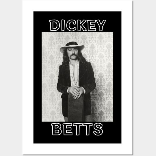 Discover Dickey Betts 1943 Poster, Dickey Betts Fan Gift