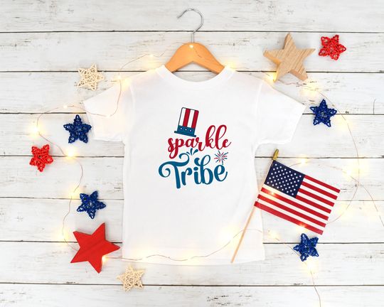 Discover 4th of July Shirt, Sparkle Tribe Shirt, 4th Of July Kids Shirt