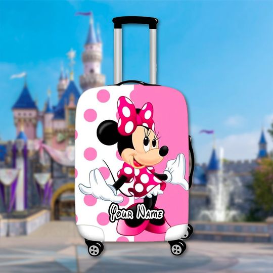 Discover Custom Girl Mouse Luggage Cover, Mouse Movie