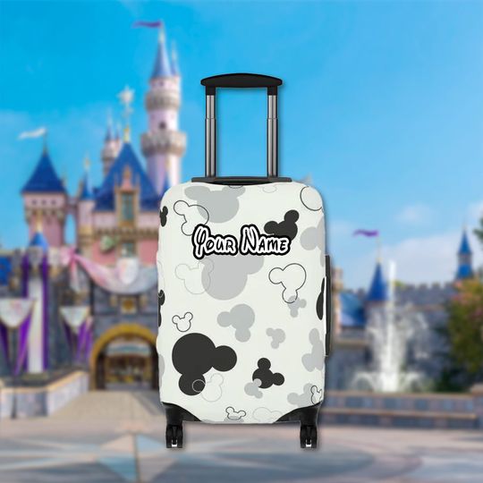 Discover Custom Mouse Ears Luggage Cover, Mouse Head Suitcase