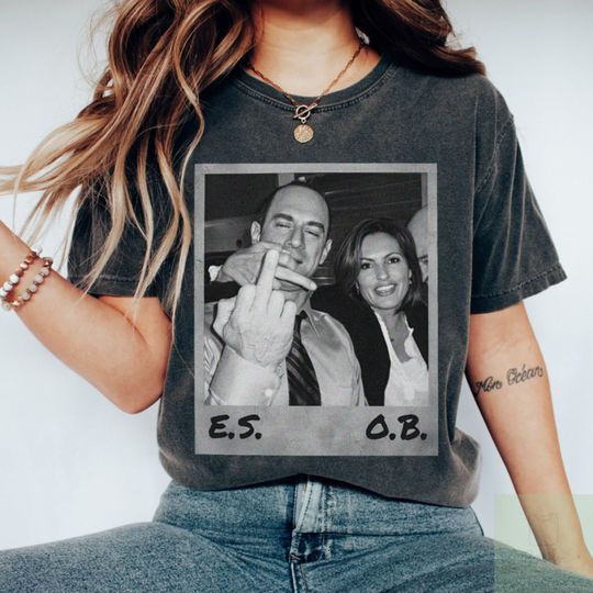 Discover Vintage Elliot Stabler And Olivia Benson Shirt, Elliot and Olivia Shirt
