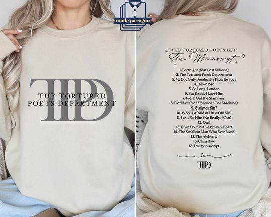 Discover TTPD New Album Shirt, The Tortured Poets Department Shirt, TS New Album Shirt, Taylors Fan sweatshirts