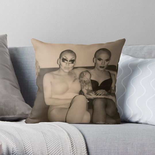 Discover Trixie & Katya - Behind the Scenes Pillow