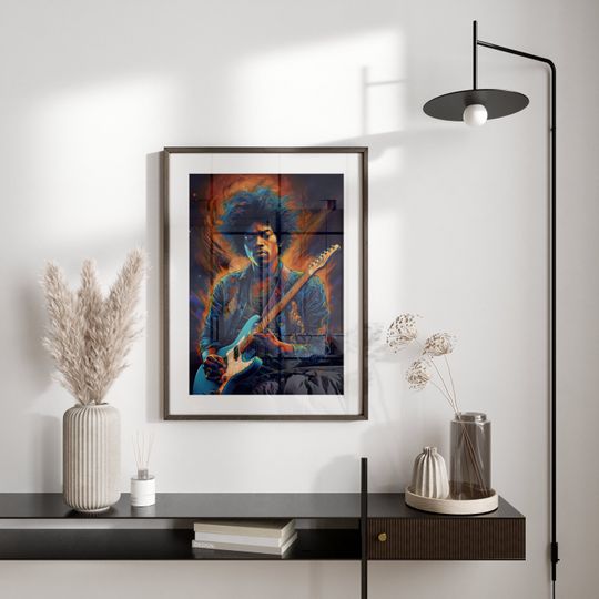 Discover Vintage Jimi Hendrix Poster - Iconic Music Art for Music Lovers