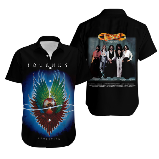 Discover Great Rock Band Journey Evolution Hawaiian Shirt