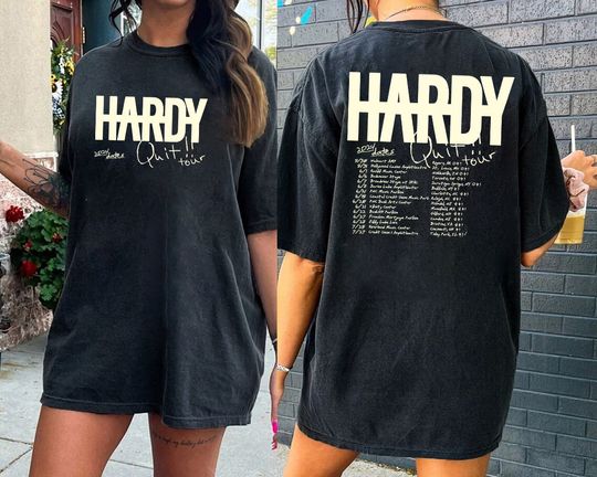 Discover Hardyy Tour 2024 T-Shirt, Hadry Shirt, Graphic Country Music Shirt, Country Concert
