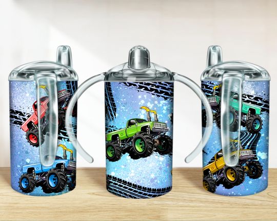 Discover Children trucks 12 oz sippy cup