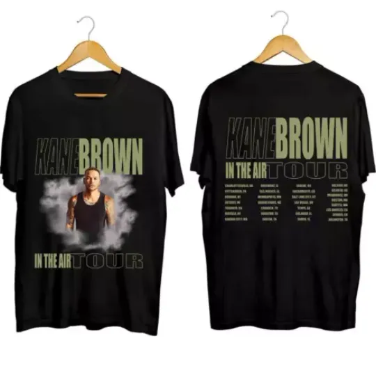Discover Kane Brown In The Air Tour 2024 Shirt, Kane Brown Fan Shirt