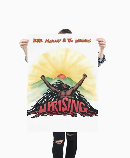Discover Bob Marley - Uprising / Premium Matte vertical poster